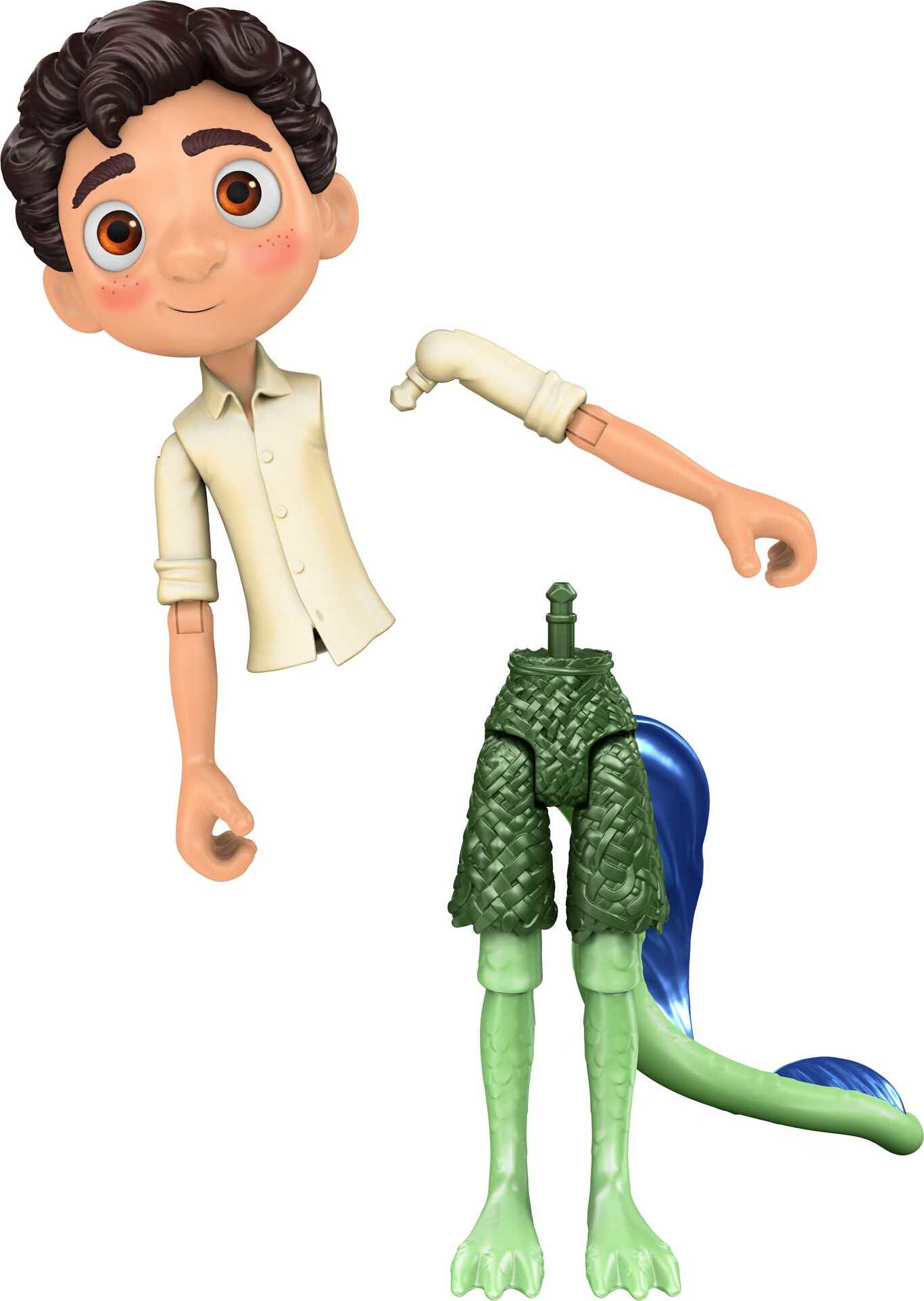 Disney and Pixar Luca, Luca Paguro Action Figure, Highly Posable